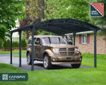 Palram-Canopia Alu Carport Arcadia 5000 grau Polycarbonat BxT 359x507cm